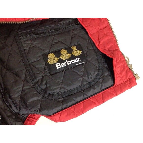 Barbour Lakeside Quilt Jacket Red Large Lightweight Quilted Coat - Picture 4 of 10
